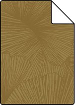 Proefstaal Origin Wallcoverings behang 3D-motief bladeren goud - 26.5 x 21 cm - 348044-S