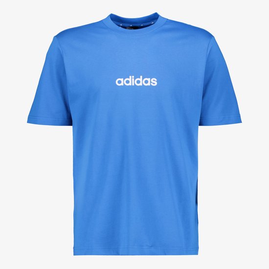 Adidas M LIN SJ heren T-shirt blauw - Maat XXL