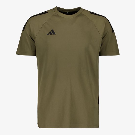 Adidas M Sereno 3S heren sport T-shirt groen - Maat L