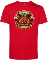T-shirt Kampioen Vlag | Eindhoven | Shirt Kampioen 2025-2026 | Geen d'article officiel du PSV | rouge | taille S