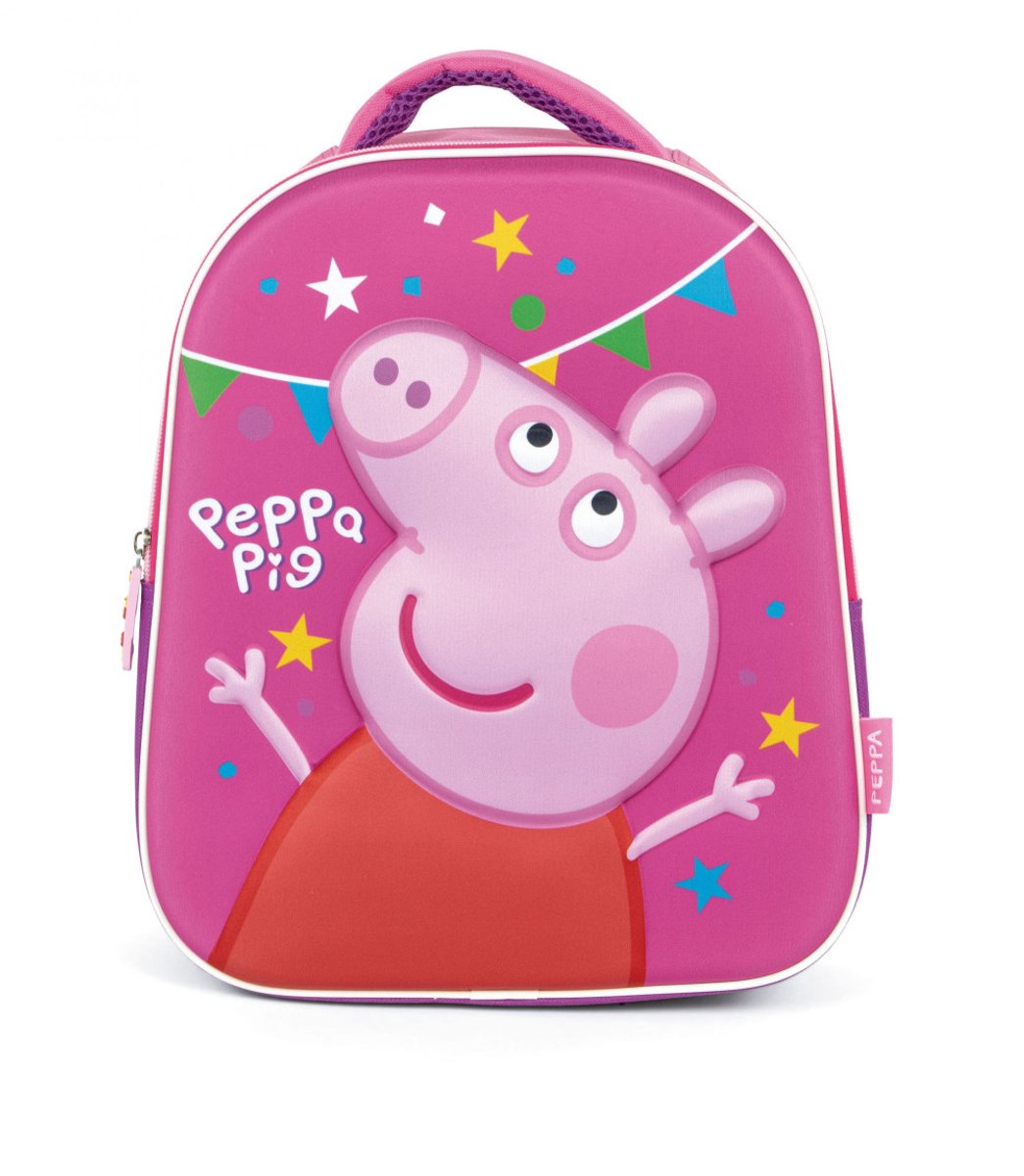 Peppa Pig 3d 26x32x10 Cm Rugzak Roze