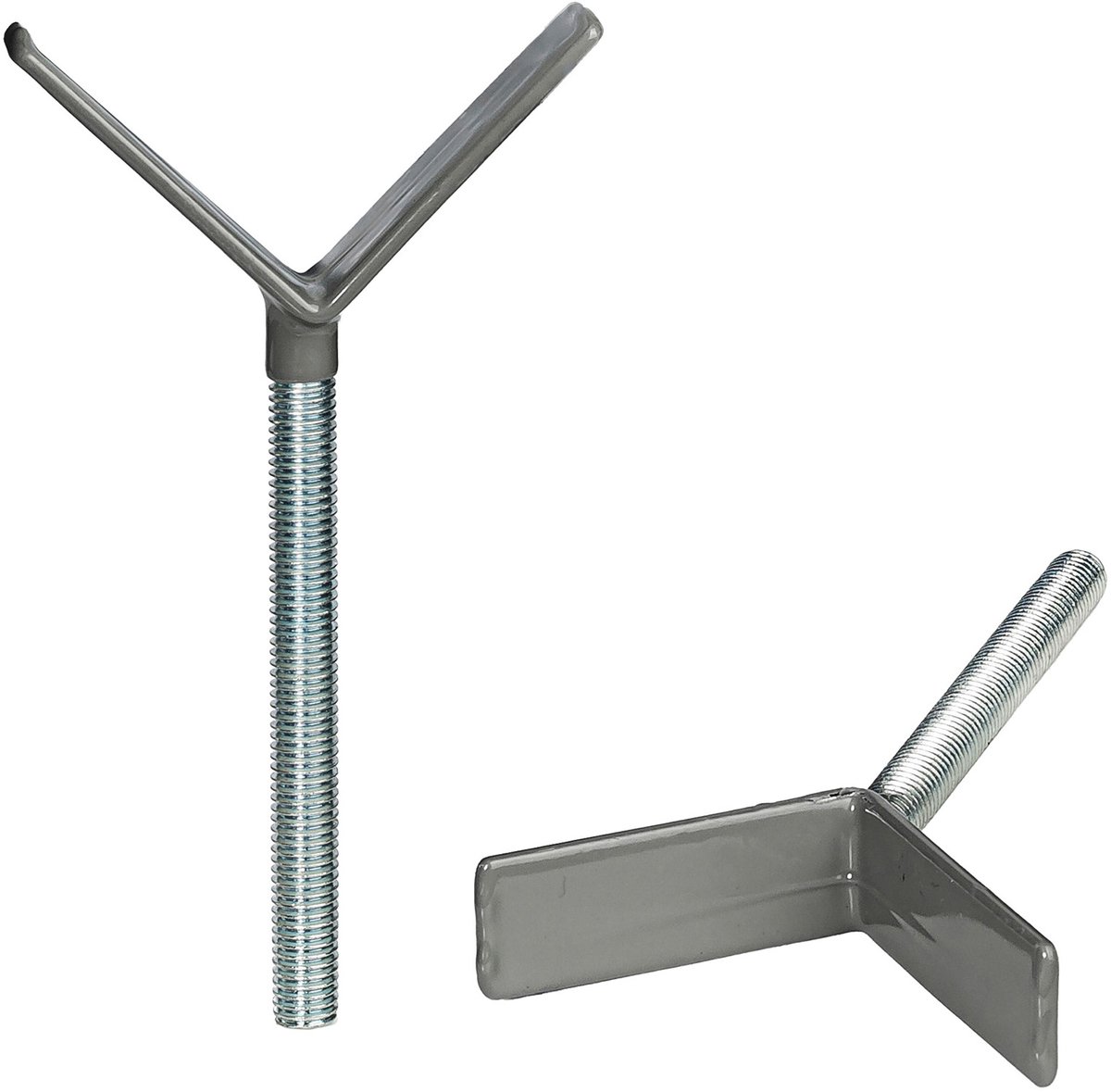 BRONEA® Accessoires voor LUCA/ARIYA/CLEO/BALU traphekjes en deurhekjes van BRONEA® | Extra sterke muurbeschermers wandbeschermers | Y-adapter voor bevestiging aan ronde trapspijlen | Struikelvrije "Safety-step" drempel