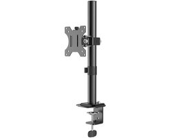 Hama Monitorarm - 1 monitor - in hoogte verstelbaar - zwenk, kantelbaar - Zwart