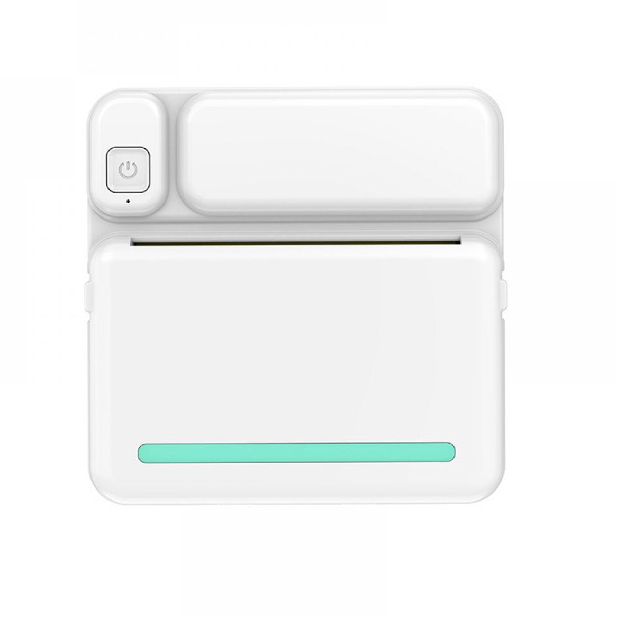 longziming -Blauwe Mini Thermische Printer – Draagbare Zakformaat Printer voor Studeren, Notities, Labels en Kantoor met Bluetooth