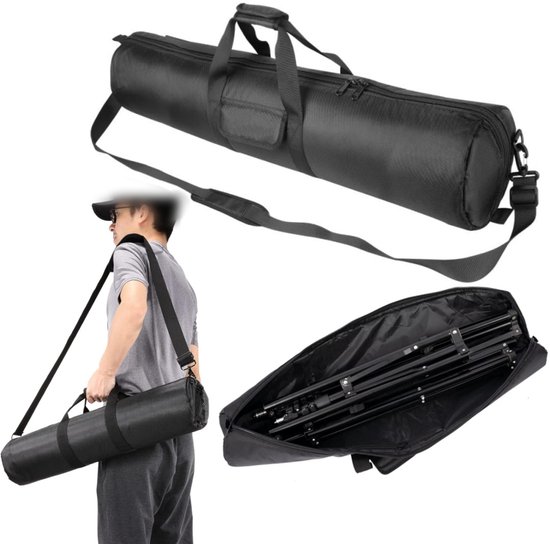 Foto: Opbergtas voor statief selfie stick draagtas lampstatieftas opbergtas voor fotoapparatuur lange transporttassen met schouderriem en handvat voor lampstatieven muziekinstrumentensteun statieven hengels paraplu s 85 20 cm zwart 