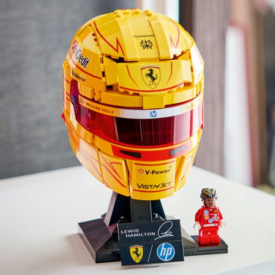 Casque LEGO Editions Scuderia Ferrari HP de Lewis Hamilton - 43022