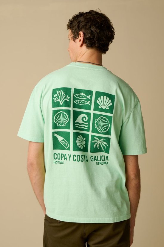 Groen T-shirt Met Artwork