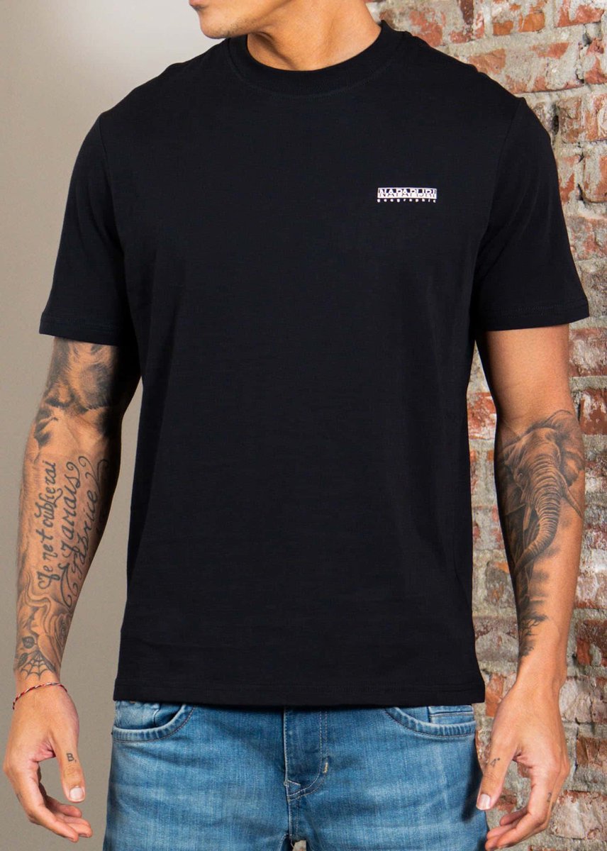 Napapijri T-Shirt S-Klein Box Ss NP0A88TR Schoonheid-M Zwart
