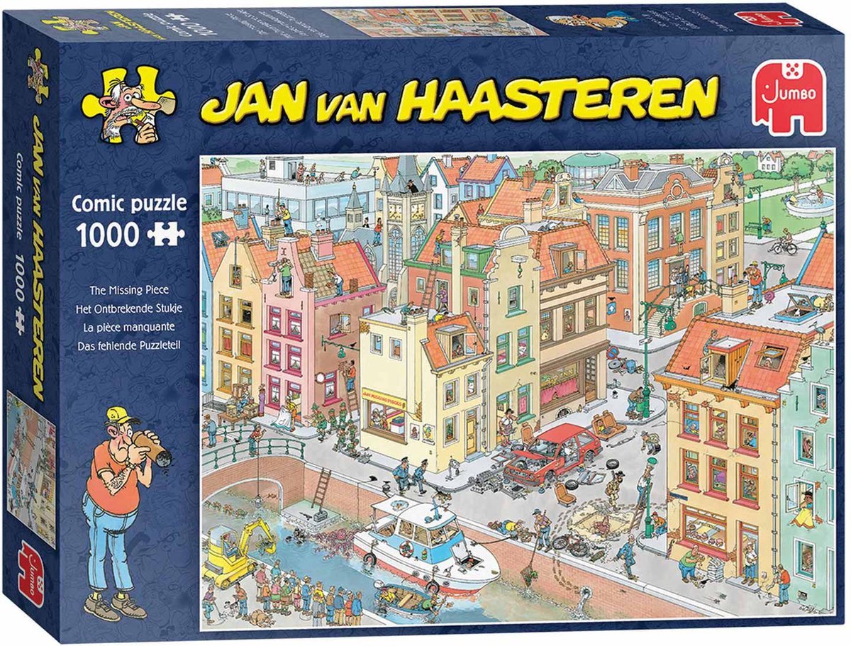 Jan van Haasteren Het Ontbrekende Stukje puzzel - 1000 stukjes — afbeelding 8