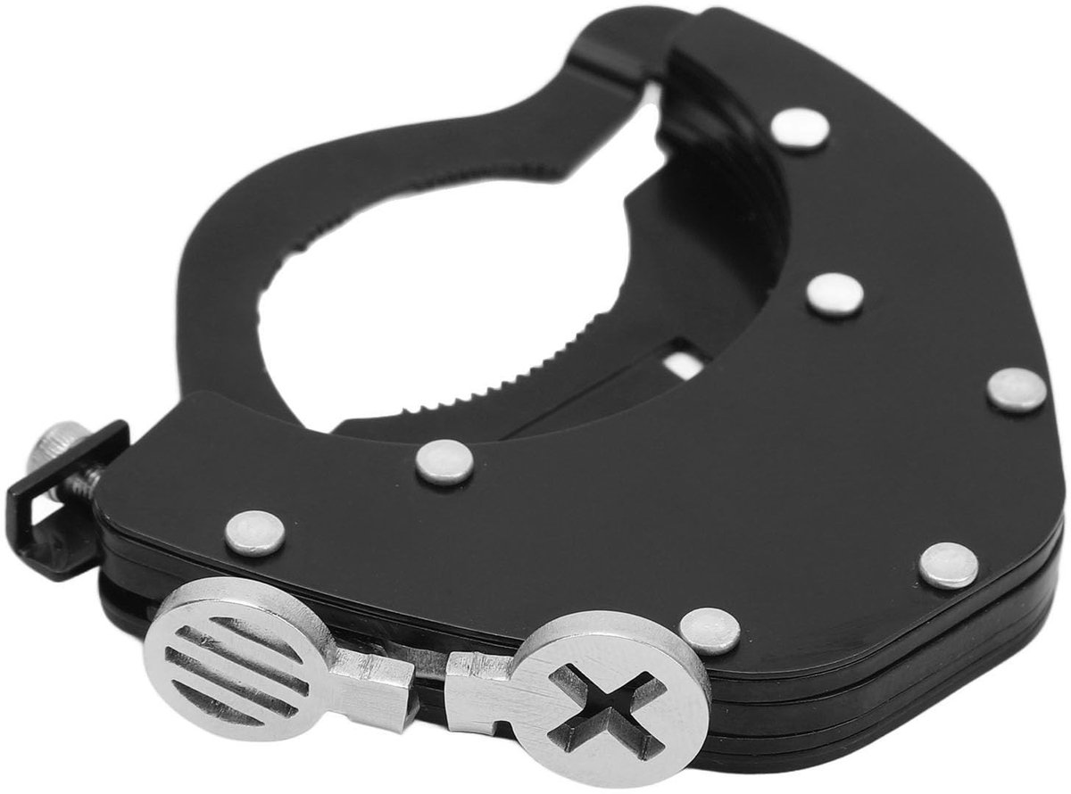 Allecto - Motorfiets Mesh Lock - Throttle Control - Verstelbaar - RVS - Veiligheidsoplossing - Ondersteuning voor motorfietsen - Geschikt voor lang...