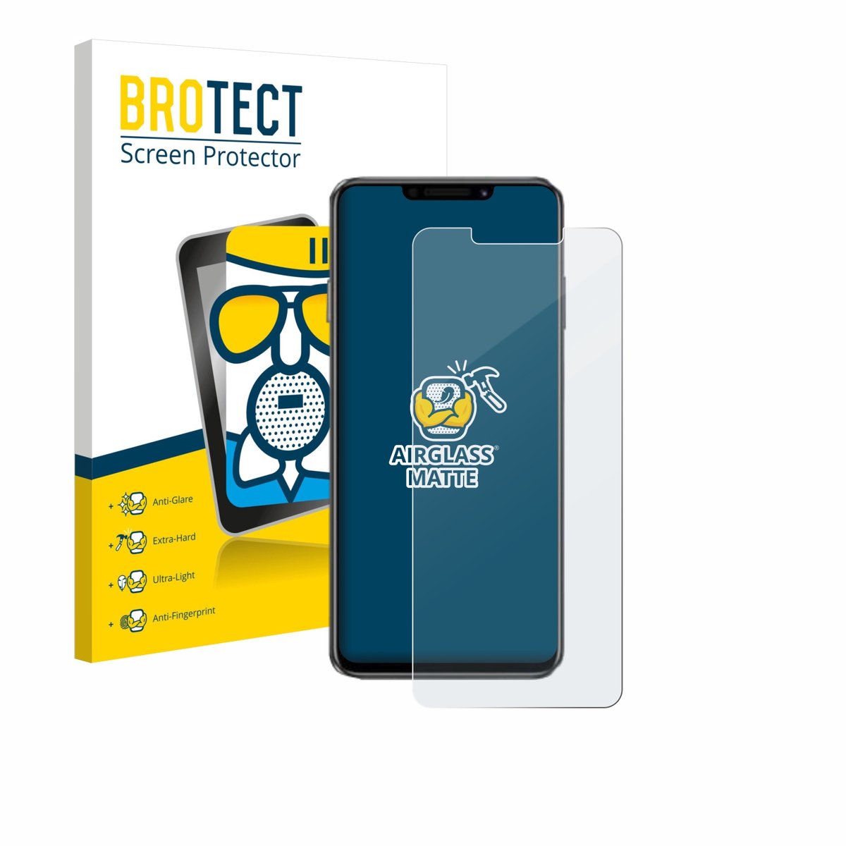 BROTECT - Screenprotector voor Huawei Enjoy 60X - Folie Beschermfolie Beschermglas matte