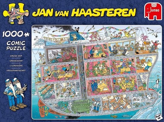 Jan van Haasteren - Cruiseschip - 1000 stukjes puzzel - Legpuzzel