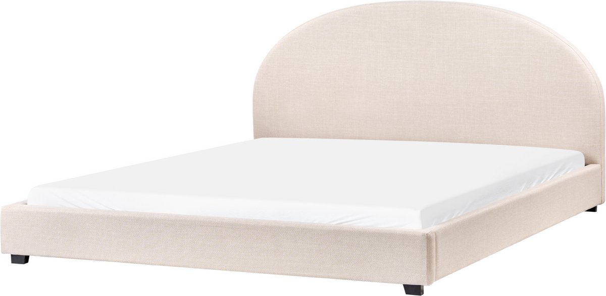 Beliani VAUCLUSE - Waterbed - Lichtbeige - 180 x 200 cm - Polyester