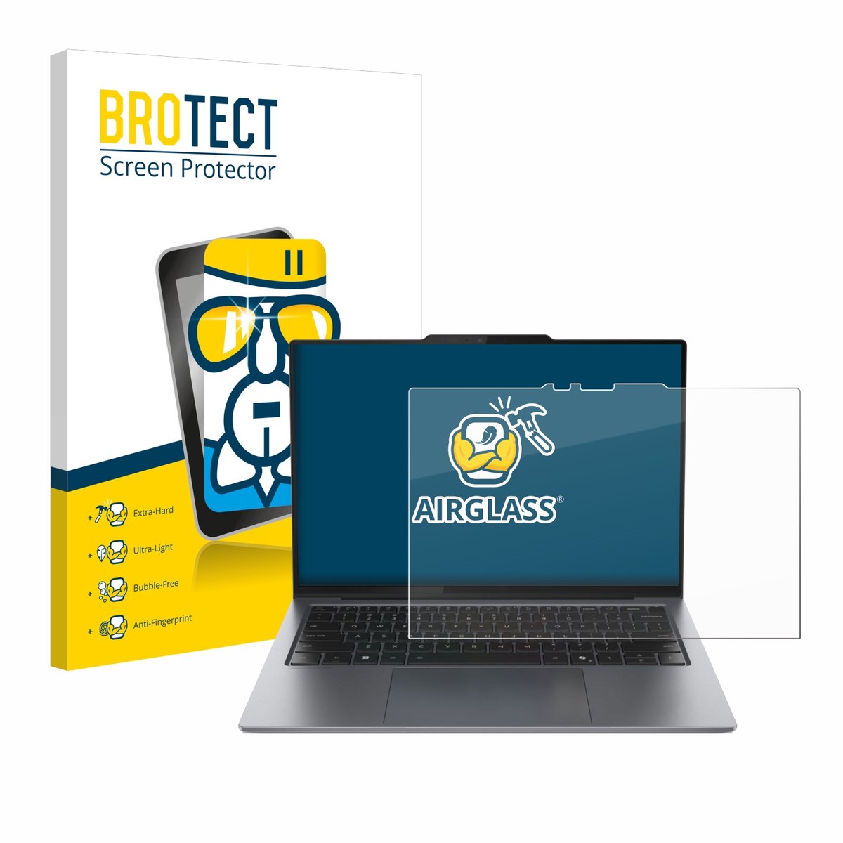 Screenprotector voor Lenovo ThinkPad X9 15 Aura Edition 15" Beschermglas transparant
