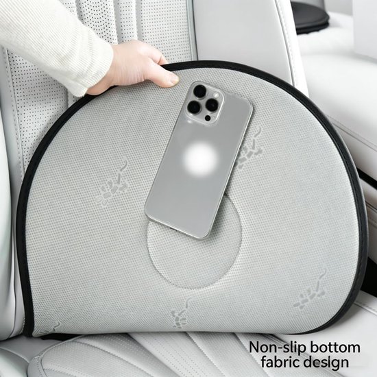 Draaikussen voor in de Auto - 360° Draaibaar Auto Zitkussen - Draaikussen Autostoelzitting - Instaphulp Auto - Uitstaphulp Auto - Antislip Basis - Groen van Merkloos — afbeelding 4