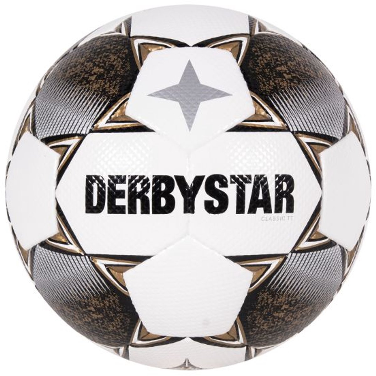 Derbystar Senior voetbal Classic TT II wit/zwart maat 5