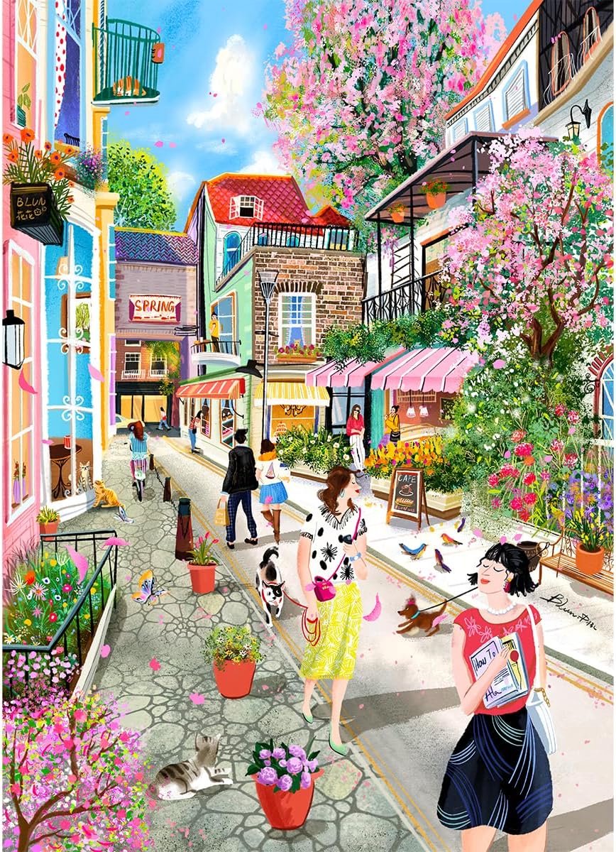 Puzzel 500 stukjes - Klassieke puzzels gezins - Ontspanning thuis - Nauwkeurige pasvorm - 49 x 35 cm - Lentebries