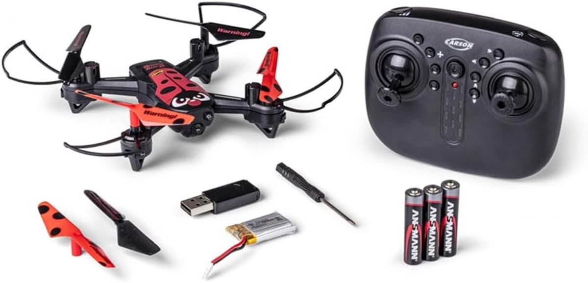 RC Quadcopter - Vliegend Speelgoed - Binnen en Buiten - Robuuste Kooi - 21 x 14 x 4.5 cm