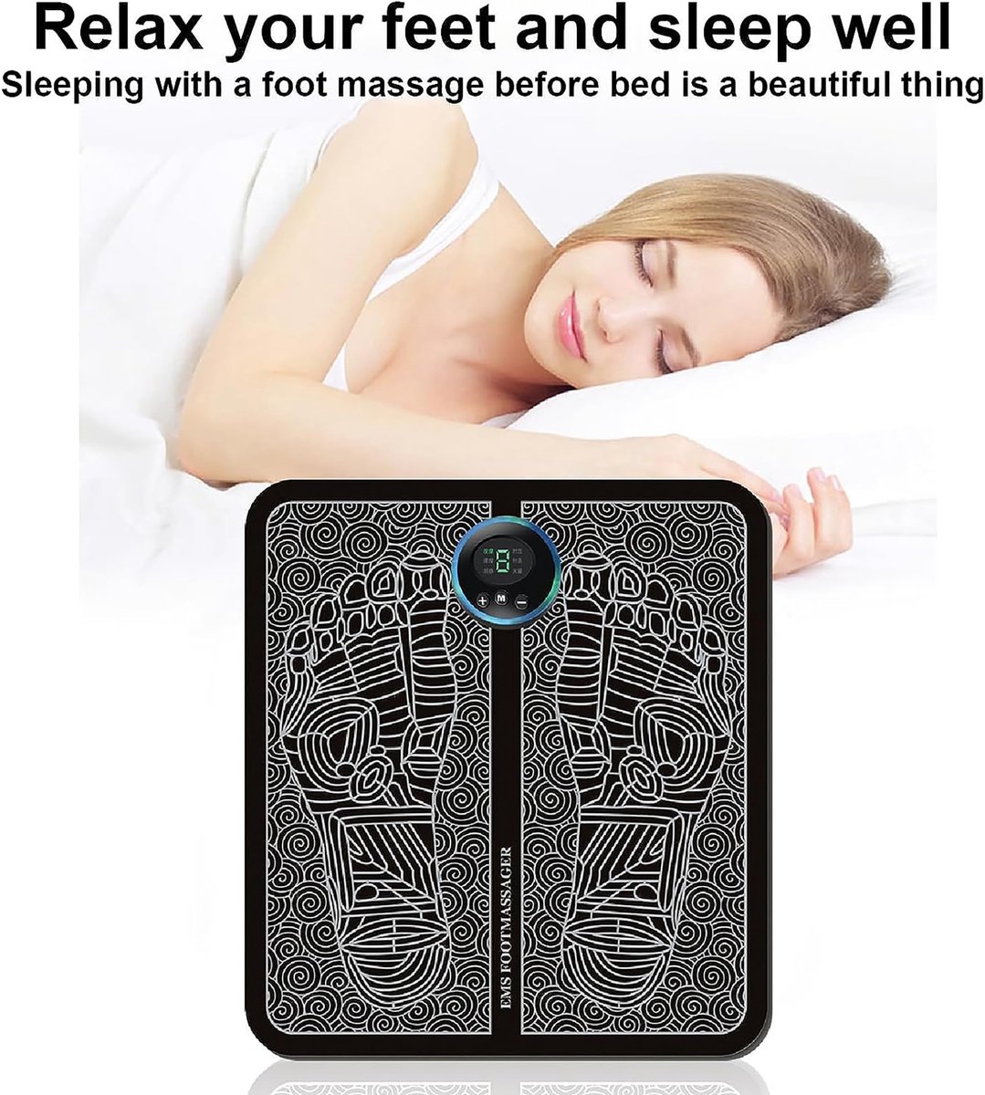 Voetmassagemat 31x28 cm - Acupressure voor bloedsomloop thumbnail 6