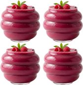 Betrahan Drinkglazen - Set van 4 - 270ML - Bubbelglazen - Glazen - Matchaglazen - Frisdrankglazen - Waterglazen