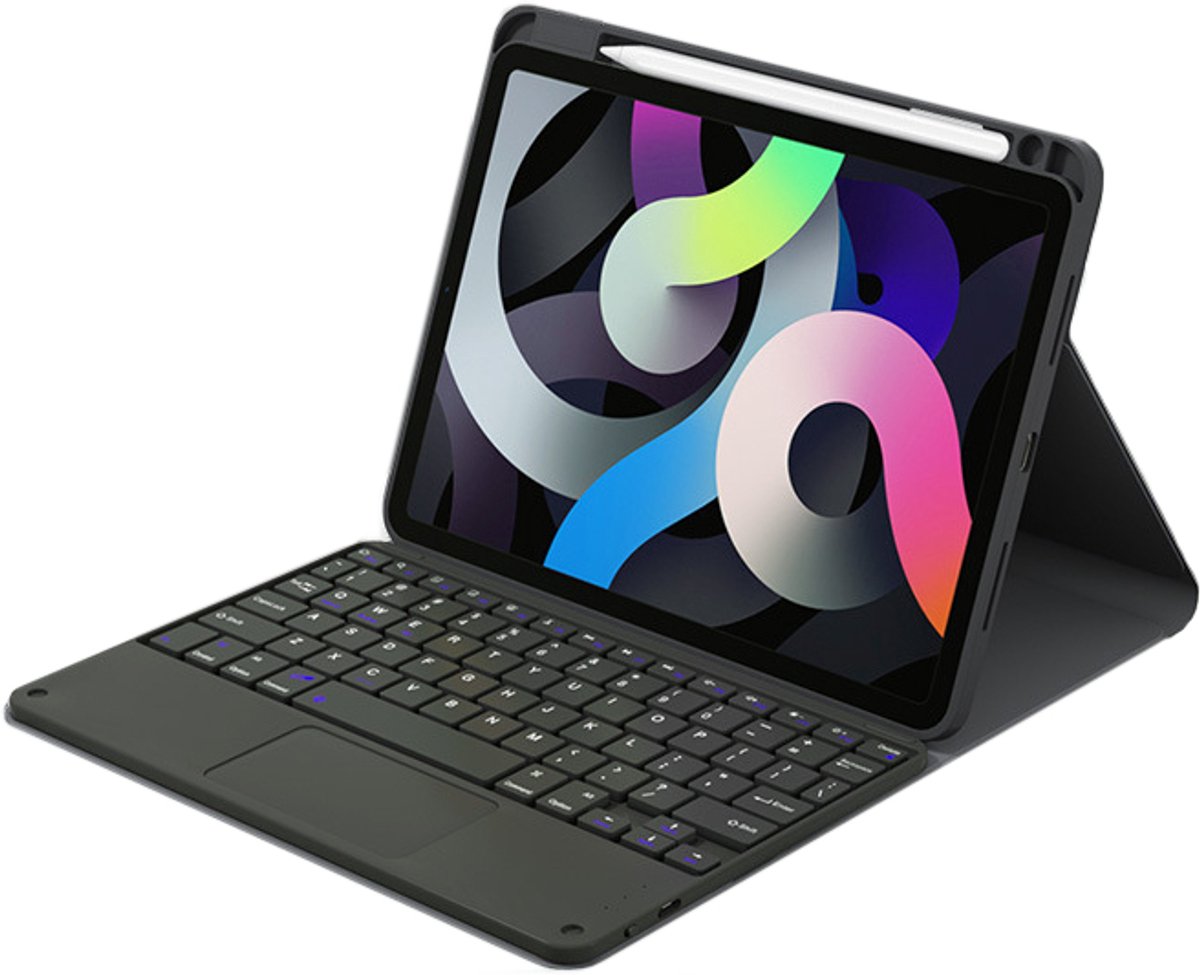 Slimme beschermhoes met touchpad-toetsenbord voor iPad
