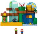 Super Mario speelset met Mario en vuurbloem figuren.