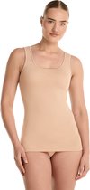 ten Cate Dames Singlet 2-pack – Ondergoed voor dames – Maat M – 2-PACK – Beige – Comfortabel Katoen Ondergoed – Ademend & Zacht – Voordeelverpakking