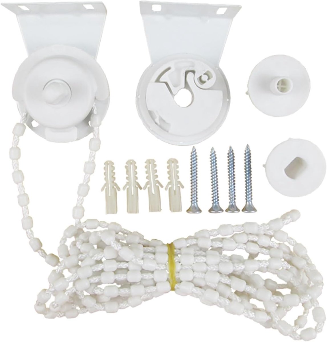 Rolkoppelingsset - Reparatieset Rolgordijn - Ophanging Repareren - Metalen Beugels - Stand