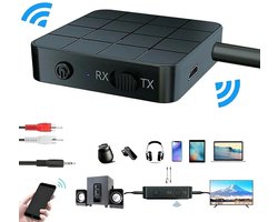 Bluetooth Transmitter & Receiver 2 in 1 - BT 5.0 - 3.5MM AUX / RCA - Bluetooth Zender - Bluetooth 5.0 Receiver - Bluetooth Ontvanger - Bluetooth Transmitter - Bluetooth Receiver - Transmitter - Receiver - Draadloze Ontvanger - Voor auto-tv-pc