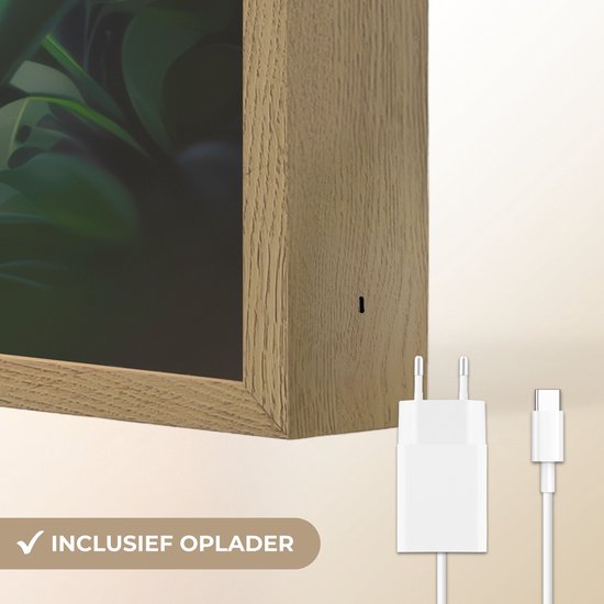 Nachtlampje 90x60 cm - Kinder lamp - Kat - Huisdier - Natuur - Tafellamp kinderkamer draadloos - Slaapkamer lampje - Bedlamp kinderen - Kinderlampje - Wandlamp babykamer - Nachtlampjes van Merkloos — afbeelding 5