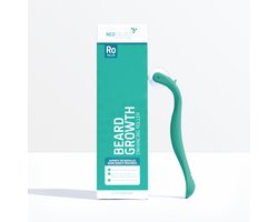 Neofollics Beard Growth Enhancing Dermaroller – 0,5 mm microneedling-apparaat – Stimuleert baardgroei & verbetert opname van serum – 540 roestvrijstalen naalden – Voor een vollere, dikkere baard