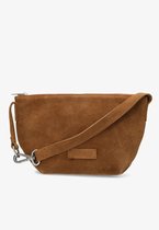 Shabbies Amsterdam Esra Crossbodytas Medium Dames - Leer - Cognac