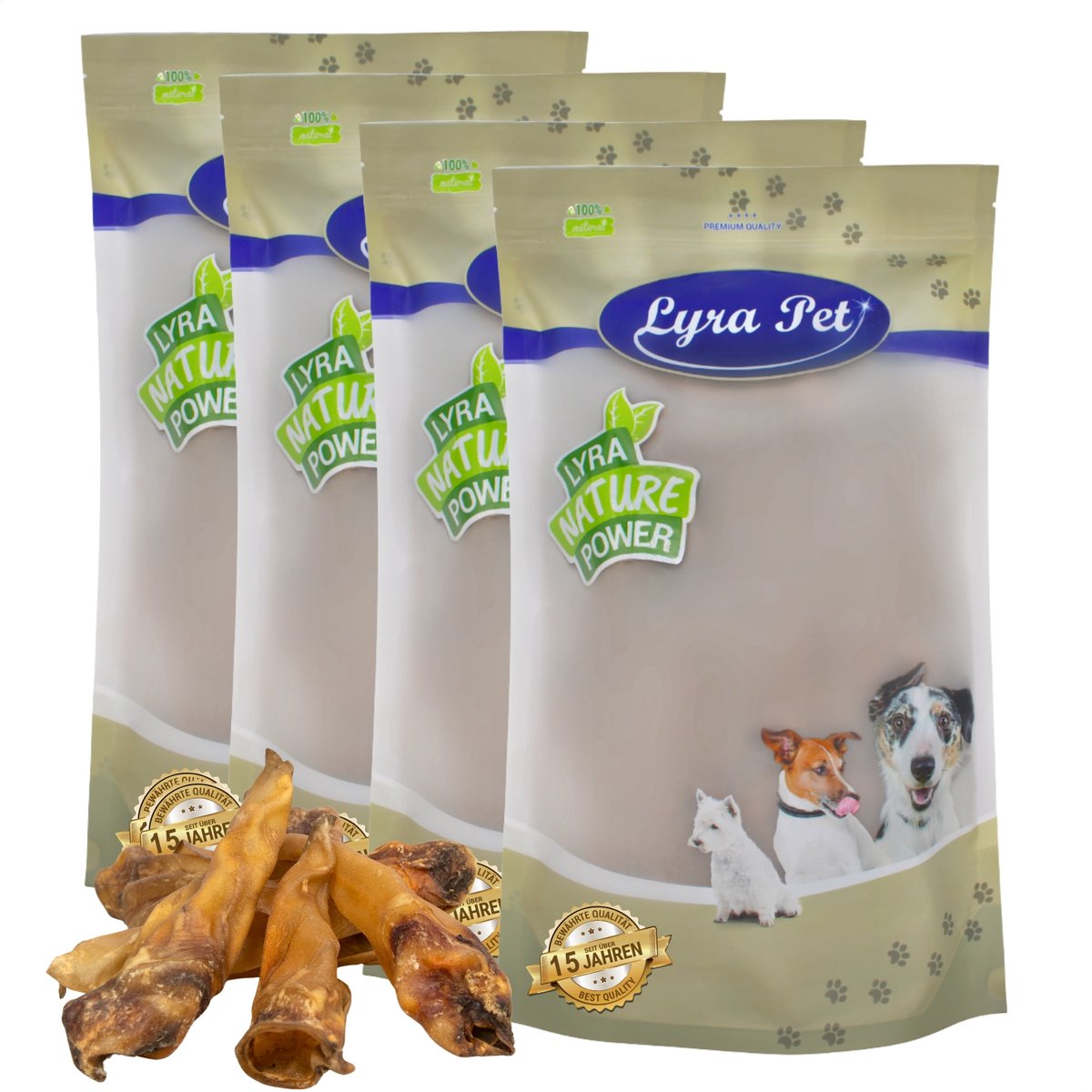 200 st. Lyra Pet® Runderoren ca. 10 kg