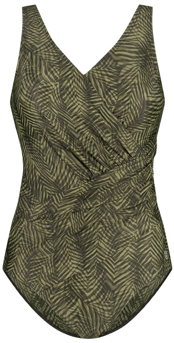 Ten Cate badpak soft cup shape summer leaves grey voor Dames | — afbeelding 6