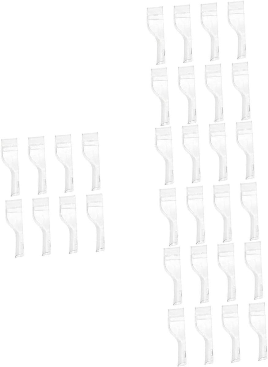 Tandenborstelhoezen - Beschermkapjes - Reizen en Opslag - Hygiënisch en Compact - 7.5 x 2 x 2 cm - Transparant