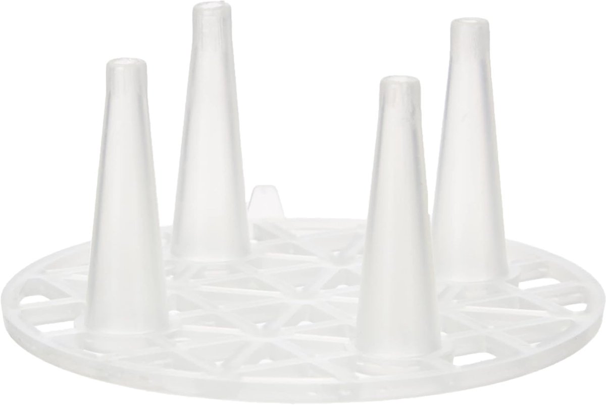 Koekjespers - Deegspuit - Koekjes Bakken - 6 Vormen - 7 x 7 x 3.5 cm - Wit