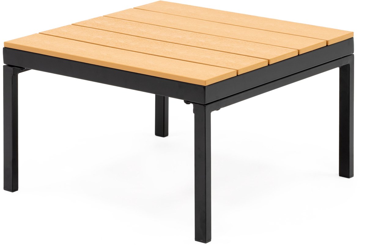 Springos Tuinmeubelset - Loungeset - Tuinmeubilair - Bank - Stoelen - Tafel - Kussens - Zwart - Bruin - Staal - Hout - 150 Kg thumbnail 5
