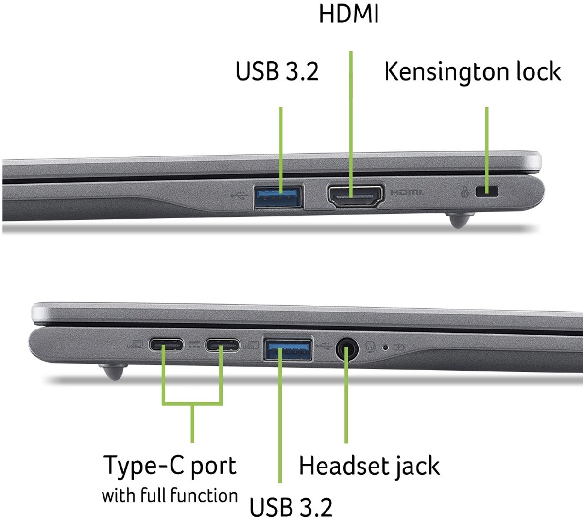 Acer Chromebook Plus 516 - 16 inch scherm met AI-features thumbnail 3