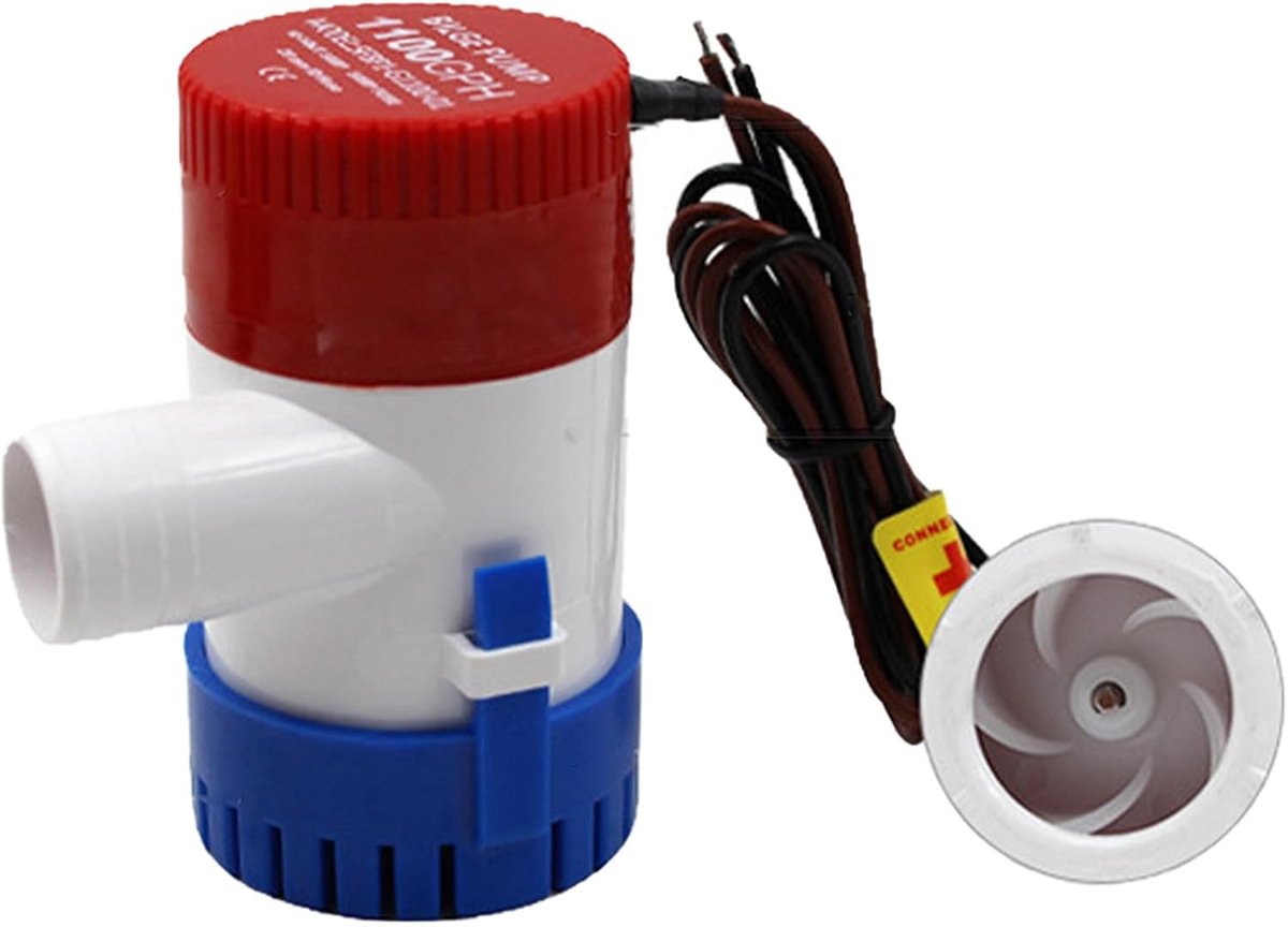 Waterpomp Dompelpomp - Elektrische Lenspomp - Afvoeren Water - Roestvrijstalen As - 12V 24V
