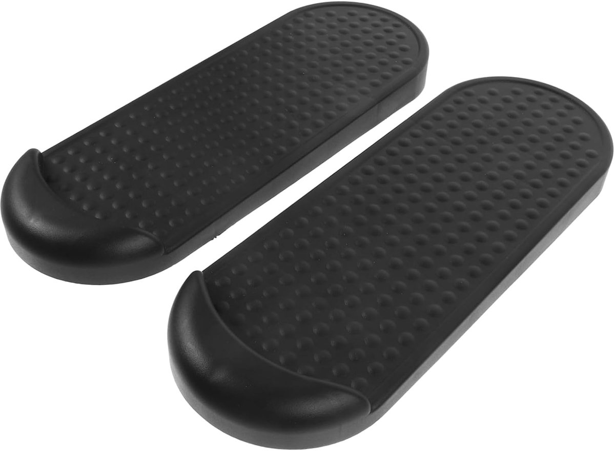 Hometrainer Pedaal - Indoor Fitness Accessoire - Compact Trainen - Stil En Stabiel - 33x10.5x2 cm - Zwart