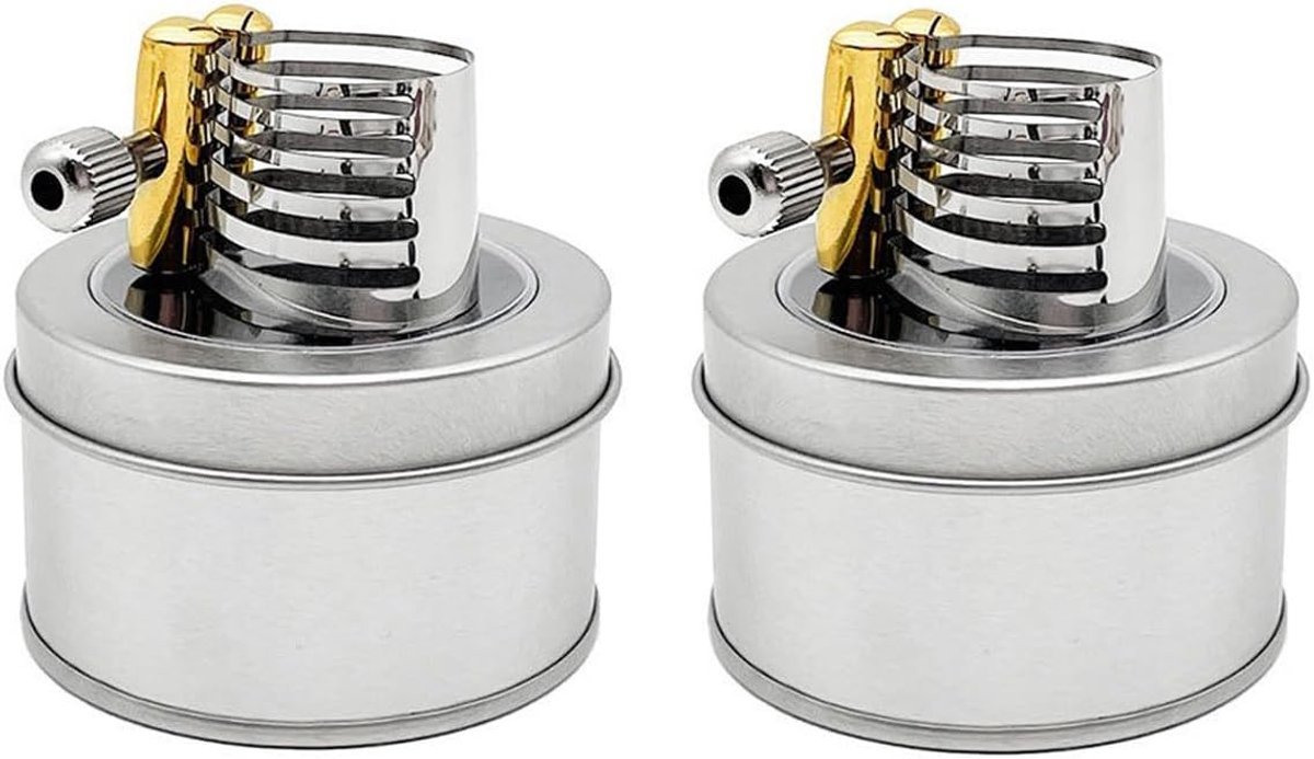 Klarinet Ligatuur - RVS Rietklem - Muziek Instrument - 2-Pack - Clarinet Gebruik - Metaal
