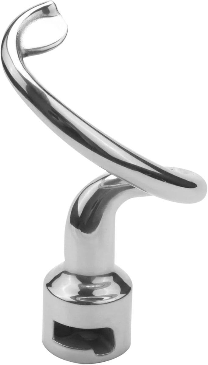 Deeghaak Vervanging - Mixer Accessoire - Brood Deeg Maken - Roestvrij Staal - Standaard Maat