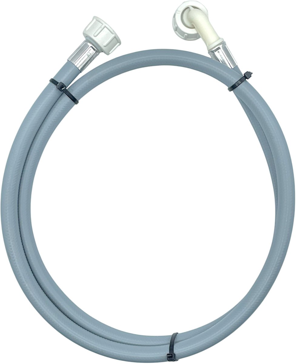 Fixem 3,5m wasmachine / vaatwasser aanvoerslang - geschikt voor Bosch, AEG, Samsung, Siemens, Beko, LG, Whirlpool, Inventum - waterslang - toevoerslang - 350cm - 1 Stuk