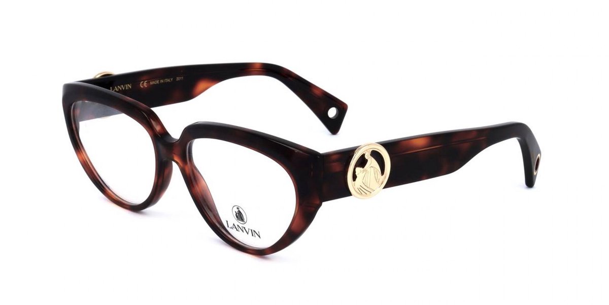 Lanvin LNV2600 Havana red 55/15/140 WOMAN Brilmonturen
