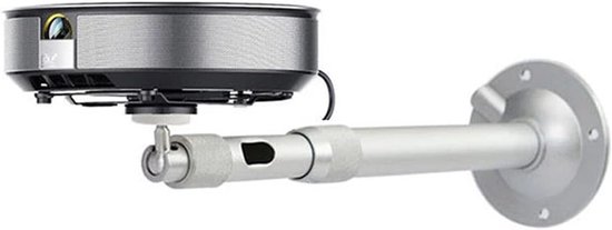 Beamer Beugel 360° Verstelbaar Wit – Projector Houder 15 kg Draagkracht voor Thuisbioscoop & Kantoor
