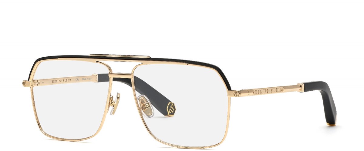Philipp Plein VPP085M Oro rose' lucido c/parti nero semilucido 58/14/145 MAN Brilmonturen