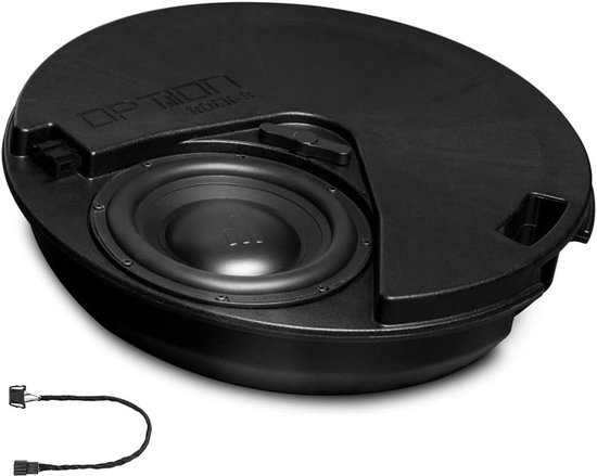 Reservewiel Subwoofer - Onderbouw Basbox - Auto Geluid Verbeteren - Plug En Play Installatie - 20cm Membraan