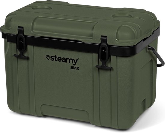 Koelbox 26 Liter - Bouw Koelbox - Intensief Gebruik - Extra Stabiel Robuust - 55x36x37cm - Groen van Koelbox. — afbeelding 2