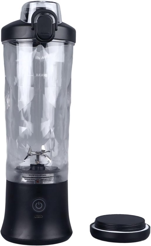 Draagbare Blender - Smoothie Maker - Gezond Drankje Maken - Grote Capaciteit 600ml - 32x10x10cm — afbeelding 3