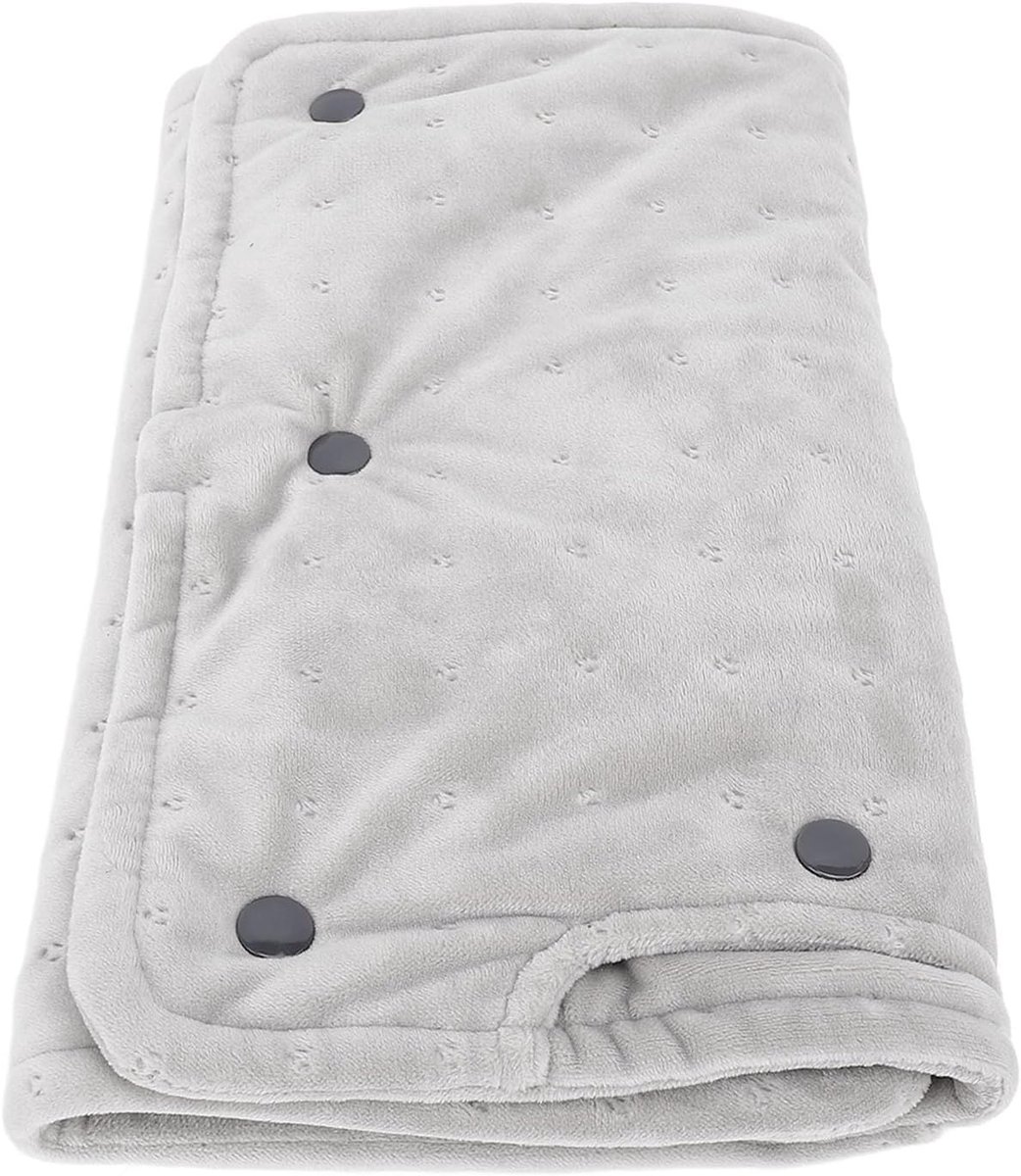Elektrisch Verwarmingskussen - Handwarmer Beenwarmer - Comfort en Warmte - Waterloos en USB Powered - 50 x 27 cm - Lichtgrijs
